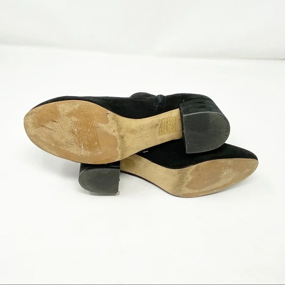 UO Margot Black Suede Boots in Size 10 - Picture 7 of 7